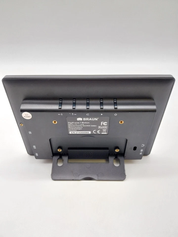 Braun DigiFrame 7 Motion Digitaler Bilderrahmen 16:9 7" 1024 x 600 p #KT6993X - Bild 4 von 4