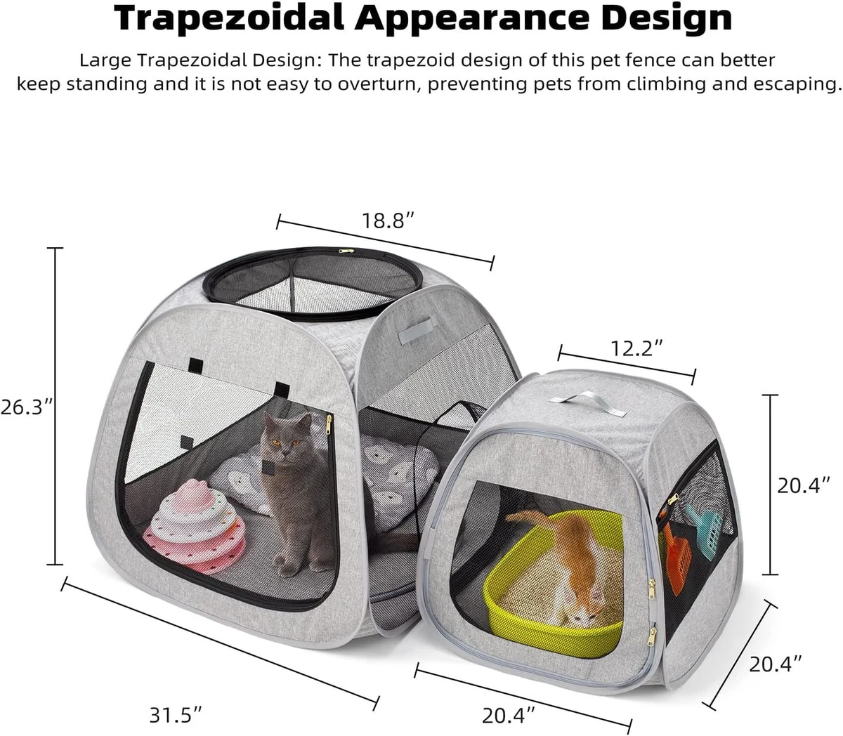 Portable cat cheap playpen