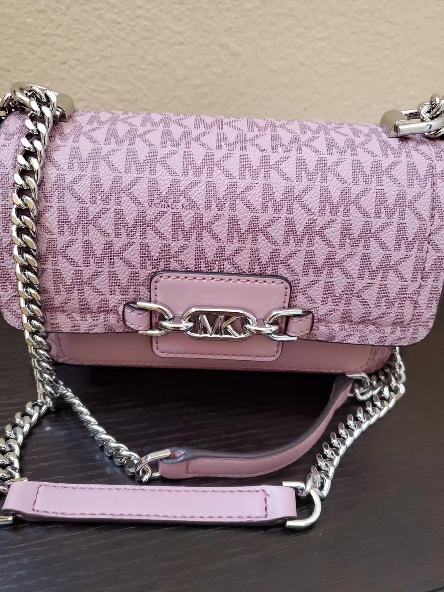 Michael Kors Heather Signature Logo Extra Small Crossbody Bag, | eBay