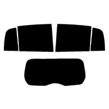 Pre Cut Car Window Tint Kit for Hyundai Getz 5-Door 2002-08 20% Dark Smoke Rear
