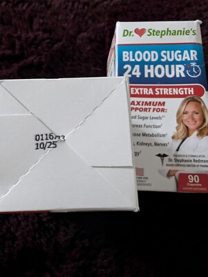 Dr Stephanie's Blood Sugar 24 Hour Extra Strength Supplement 90 Capsules
