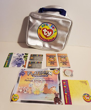 TY BEANIE BABY PLATINUM MEMBERSHIP CLUB CASE SOME CONTENTS NO PLUSH BEAR 1999