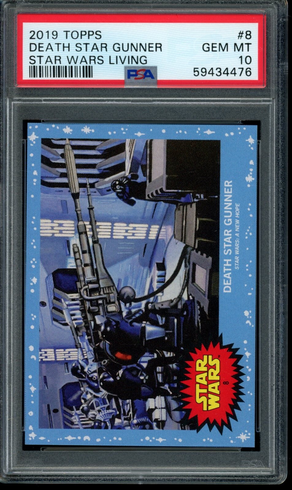 2019 Topps Star Wars Living Set #8 Death Star Gunner PSA 10 Gem Mint 59434476