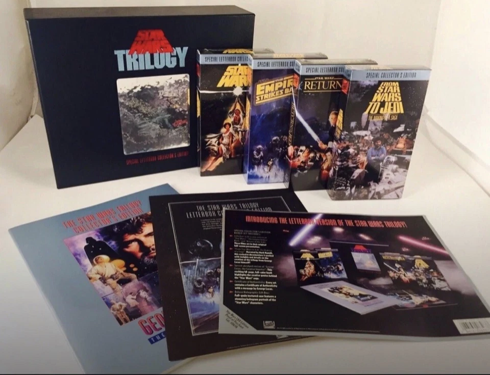 *NEW* Star Wars VHS Trilogy Special Letterbox Collectors Edition Box Set SEALED - Image 2 of 2