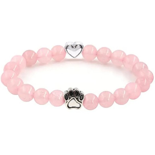 Silver Cat Claw Gemstone Bracelet 8MM Healing Energy Aromatherapy Jewelry - Picture 8 of 43