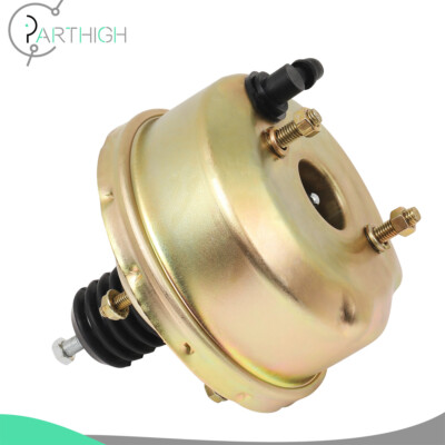7'' Power Brake Booster Universal For Chevy Ford Single Diaphragm Street Rod Zinc