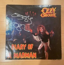 * OZZY OSBOURNE * signed vinyl album * DIARY OF A DEADMAN * COA * 3