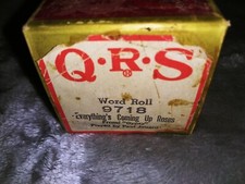 QRS 9718 Everything's Coming Up Roses From Gypsy Paul Jouard Antique Music Roll