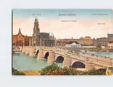 Postcard City SkylineView Dresden Germany