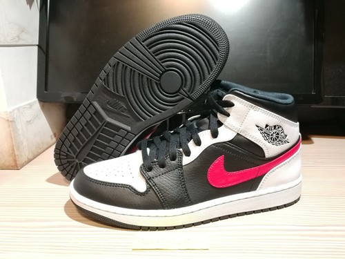 Nike Air Jordan 1 Mid Black Chile Red White, 554724 075, UK9/ EU44/ US10 |  eBay