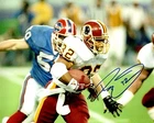 Signed 8x10 RICKY ERVINS Washington Redskins Autographed photo - w/  COA