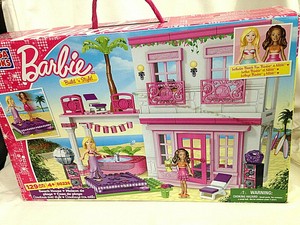 mega bloks barbie beach house
