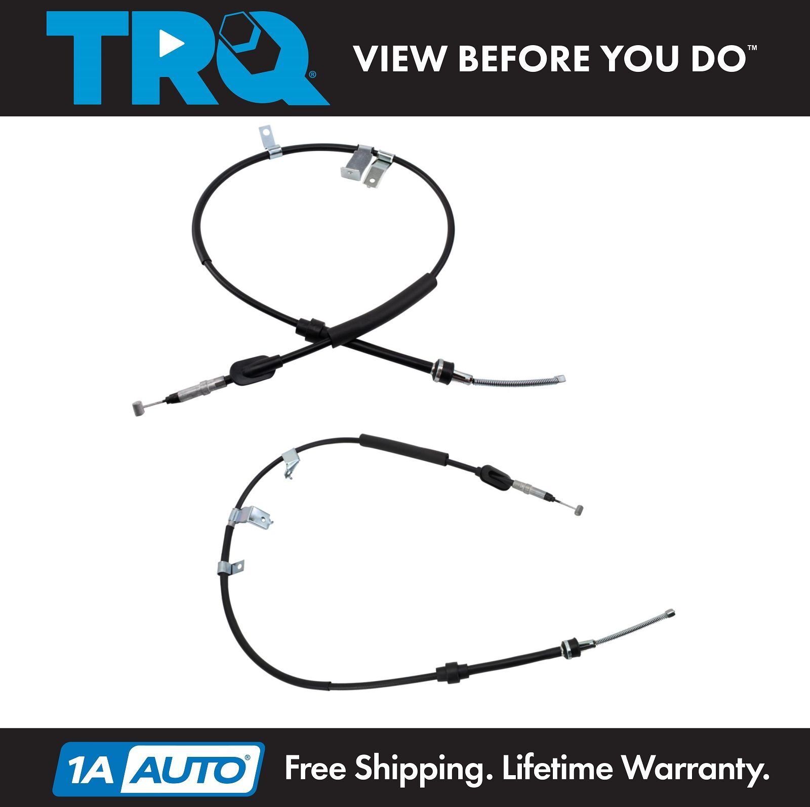 TRQ Rear Parking Brake Cable Fits 1992-2000 Honda Civic