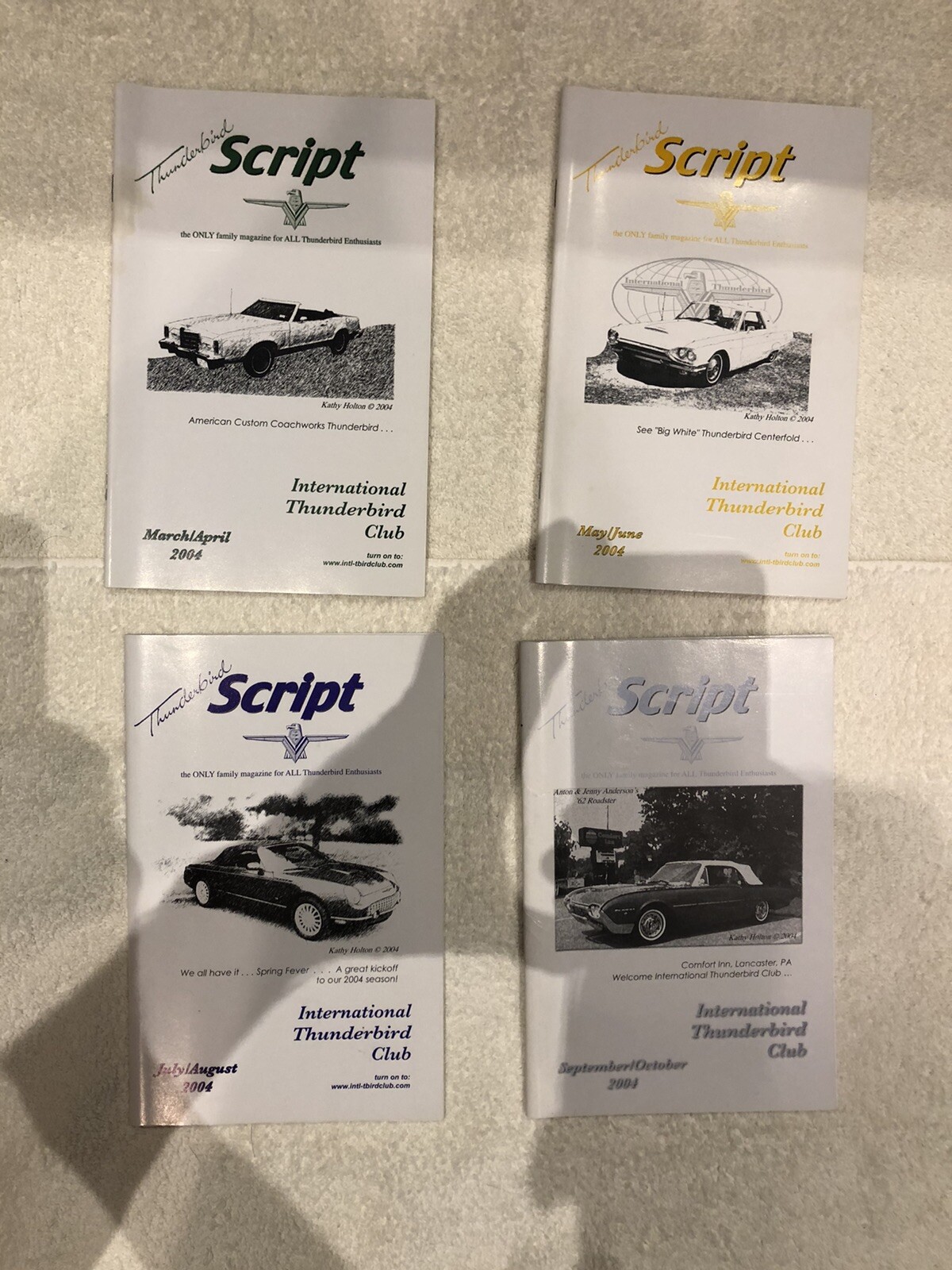 Thunderbird Script Magazine 2004 Volume | eBay