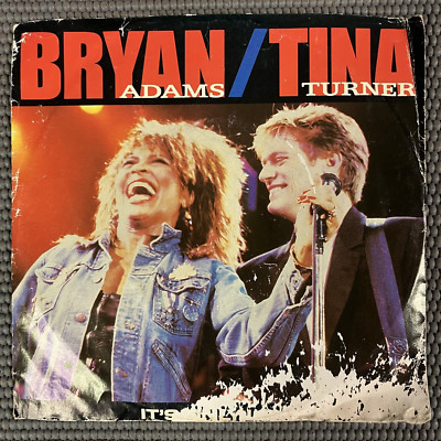 Bryan Adams & Tina Turner ~ It's Only Love/ The Only Love A&M 45 RPM Record VG+