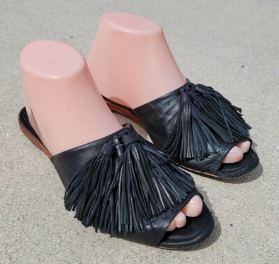 tassel slides womens