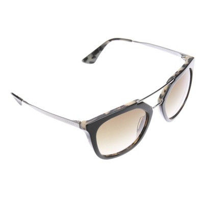 Sonnenbrille von Prada in Schwarz und Hellgrau SPR 13Q