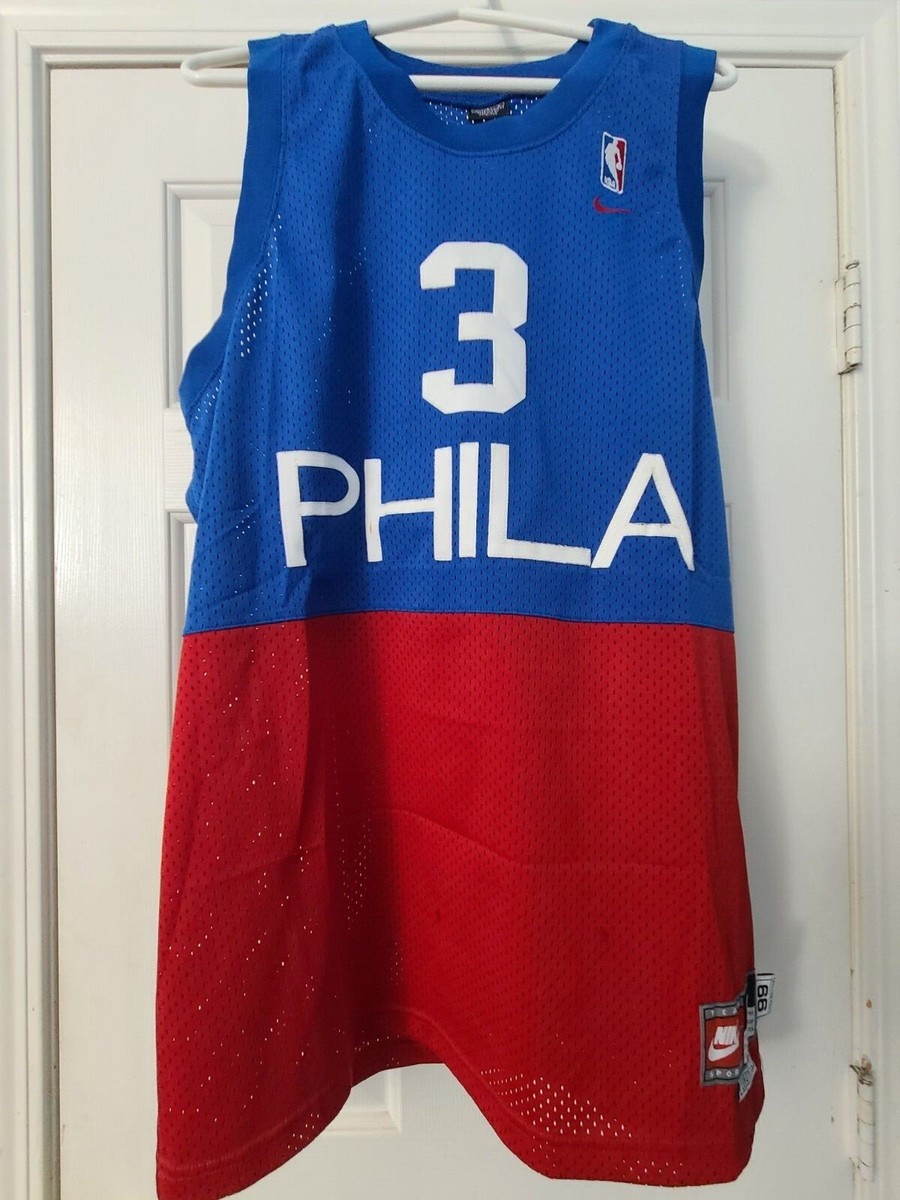 Ｈ*Ａ様 Iverson 1999 PHILA Jersey NBA NIKE 1999 Allen Iverson Philadelphia 76ers Sixers Black Nike