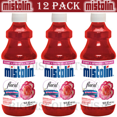 Mistolin All Purpose Cleaning Solution Floral 15 fl oz (12 PACK)