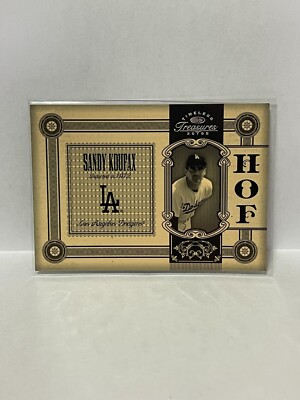 2005 Timeless Treasures HOF Silver #32 Sandy Koufax - #'d/500