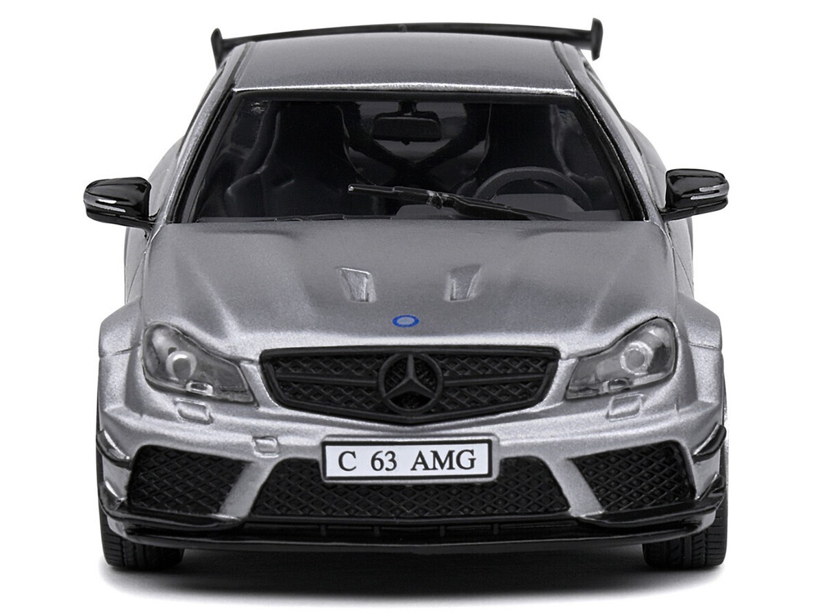 Solido Mercedes-Benz C63 AMG Black Series Matt Gray 1/43 Diecast