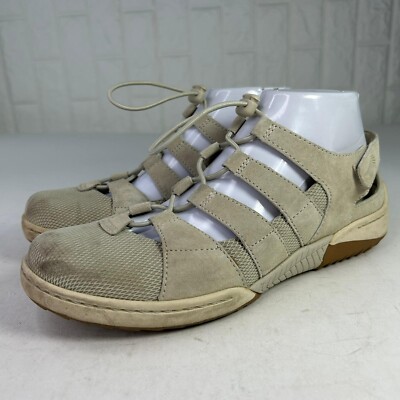 Dansko Riona Honey-dew Bungee Laces US 7.5 Fisherman Sandals Sneakers