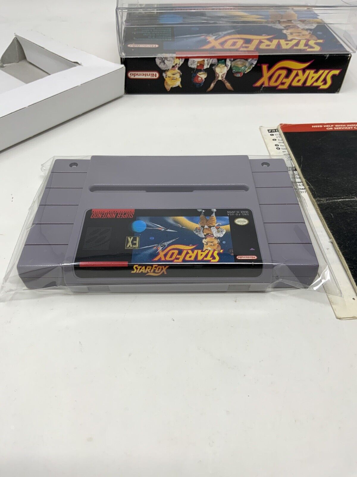 EXCELLENT STARFOX SUPER NINTENDO SNES GAME IN ORIGINAL BOX COMPLETE CIB