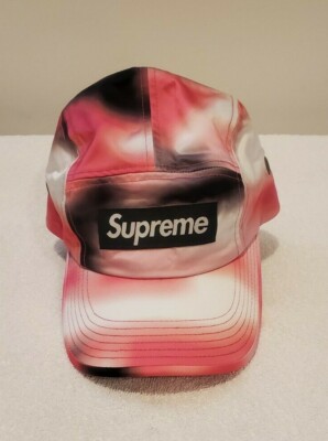 Supreme Box Logo Washed Satin Pink Camo Camp Cap SS21H74 Never