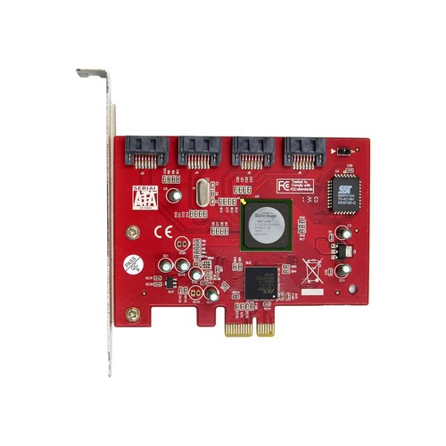 PCIE TO 4 Ports SATA2.0 III RAID Card adapter Silicon Image Sil 3124 chip - Picture 2 of 6