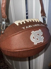 New North Carolina Tar Heels NCAA Football Purse Handbag Officially Licensed Bag