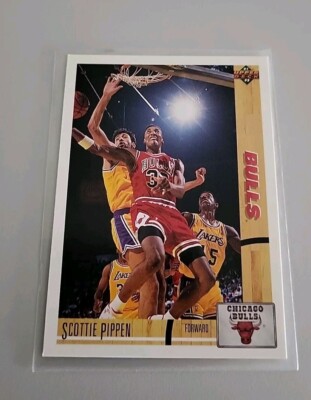SCOTTIE PIPPEN NBA CARD UPPER DECK 1991-92 # 125 CHICAGO BULLS 