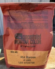 4lb-SGS Maroon- Color Oxide Pigment Concrete Floor Tile Mortar Dye Grout Brick