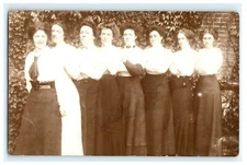 1914 Office Girls Of American Pin Co. Manufacturing Waterville Connecticut  CT