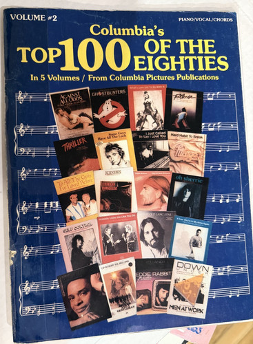 Columbia's Top 100 of the Eighties Vol 2 Piano Vocal Chords 80s Pop Songbook