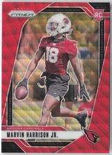 2025 Panini Prizm - Marvin Harrison Jr. #28 Red Wave Prizm /149 for ...