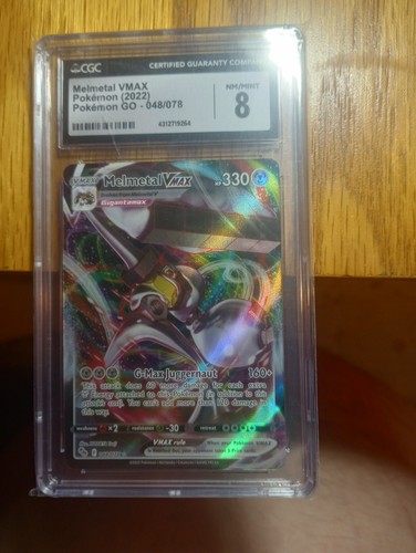 Melmetal Vmax Pokemon Go 048/078 Cgc 8