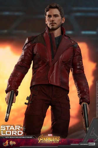 Hot Toys Avengers Infinity Wars *STAR LORD* MMS539 nuevo nuevo embalaje original - Imagen 2 de 5