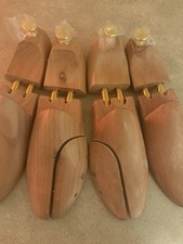 Lot Of 2 Pairs Hardwood Shoe Trees 45-46