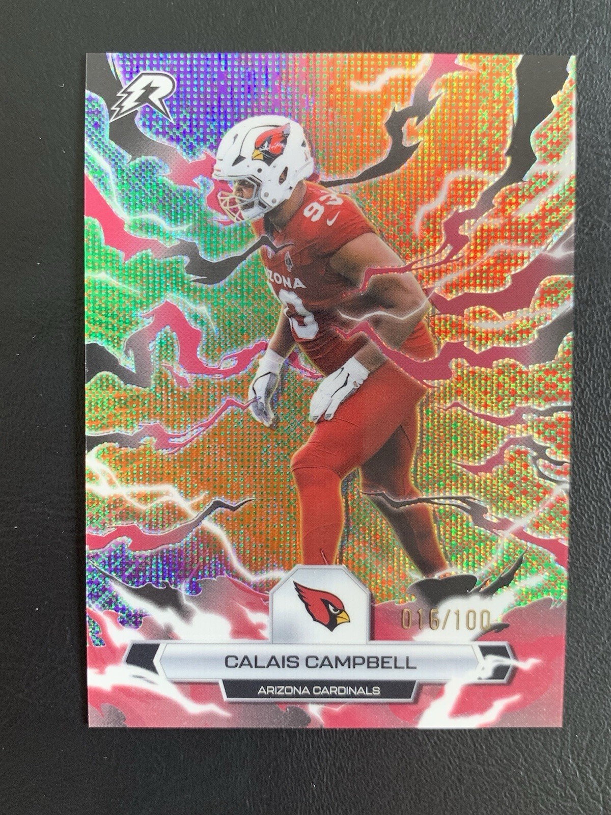 Calais Campbell 2025 Topps Resurgence DIGITAL SURGE SP /100 #3 Cardinals