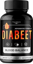 Valdivia Diabeet 60 Capsules Blood Sugar Support Supplement Made in USA
