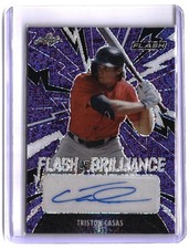 2021 Leaf Flash #FB-TC1 Triston Casas Flash of Brilliance Autographs Purple