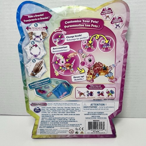 Kit Bracciale Twisty Petz Serie 4 Blingz-Starzie Elefante e Jinglez Unicorno - Foto 3 di 3