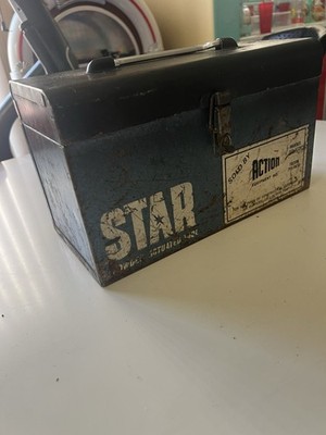 Vintage Star Piston Tool Powder Actuated Model P 651 in Metal Case with Extras