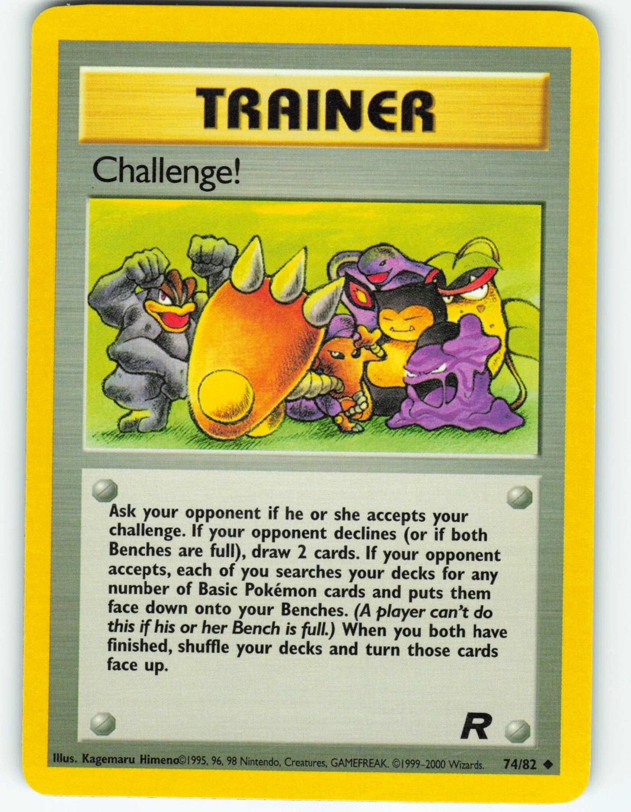 Challenge! - 74/82 Team Rocket - Pokémon TCG - 2000