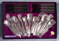 Vintage Viners Executive Suite 44 Piece Cutlery Set KOREA in Original Box 