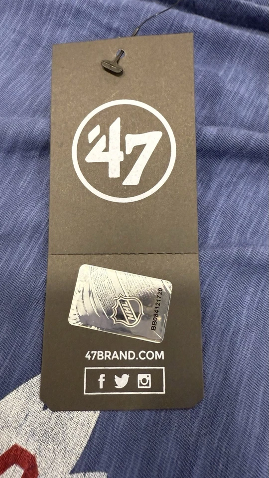 Men's Toronto Maple Leafs NHL Hockey '47 Brand Vintage Blue XXL - New With Tag - Image 2 of 3