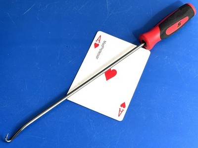 Snap-on tools Red Instinct Soft Grip 10'' Long Mini Hook Pick SGL3ASHCR NEW