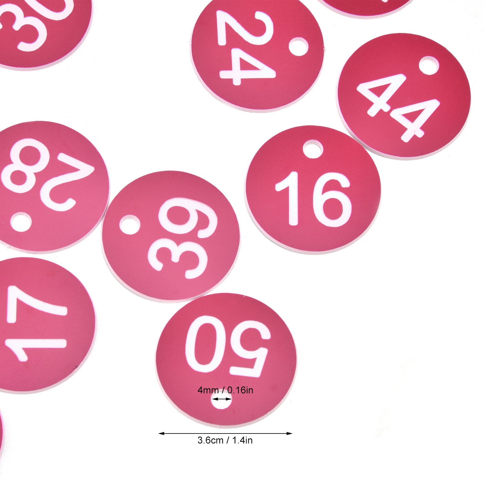 50PCS Numbered Label Numbered Tag For Farm Livestock Beekeeping Husbandry Breedi