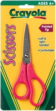 6 Pack - Crayola Pointed Tip Scissors-5" - 69-3010
