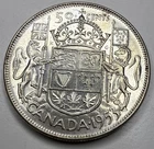 1953 Canadian Silver 50 Cents Half Dollar Coin N60